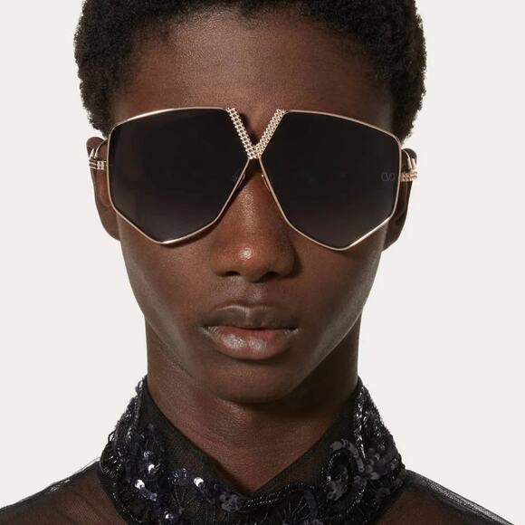 New! VALENTINO Sunglasses V-HEXAGON VLS-115A, Authentic - Picture 4 of 16